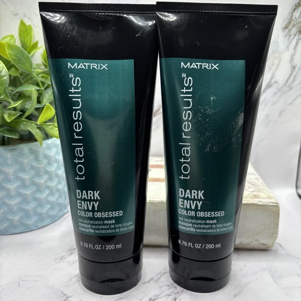 2-Matrix Total Results Dark Envy Color Obsessed Red Neutralization Mask 6.76 oz